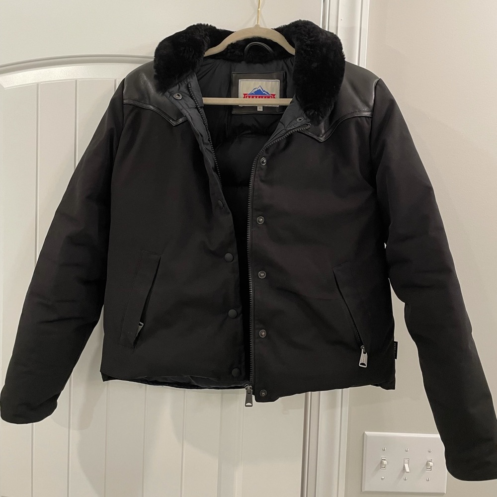 Penfield rock wool jacket| all black| size S